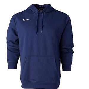 Nike Men's Pullover Fleece Club Training Hoodie Navy X Large